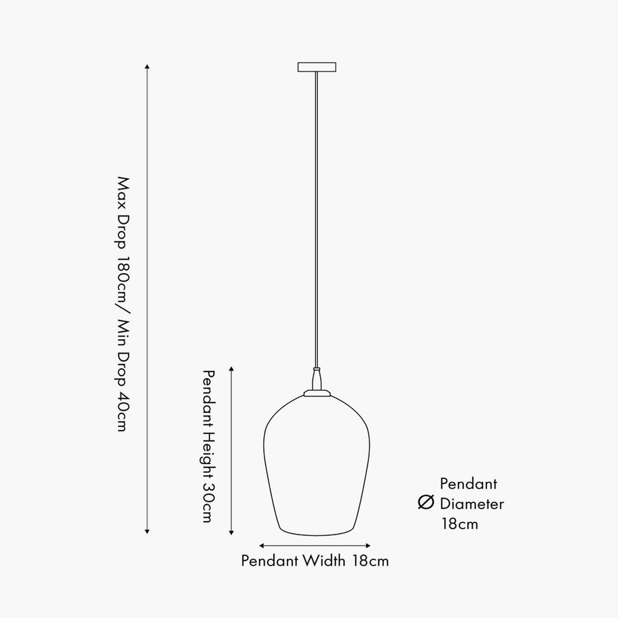 Giselle Diamond Design Clear Handcut Glass Pendant Light - 19cm