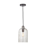 Ophelia Grey Bubble Glass Pendant Light - 18cm
