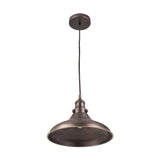 Ellis Antique Bronze Caf� Pendant Café Light - 30cm