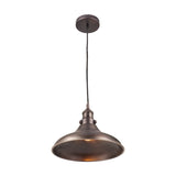 Ellis Antique Bronze Caf� Pendant Café Light - 30cm