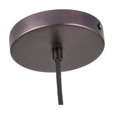 Ellis Antique Bronze Caf� Pendant Café Light - 30cm
