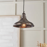 Ellis Antique Bronze Caf� Pendant Café Light - 30cm