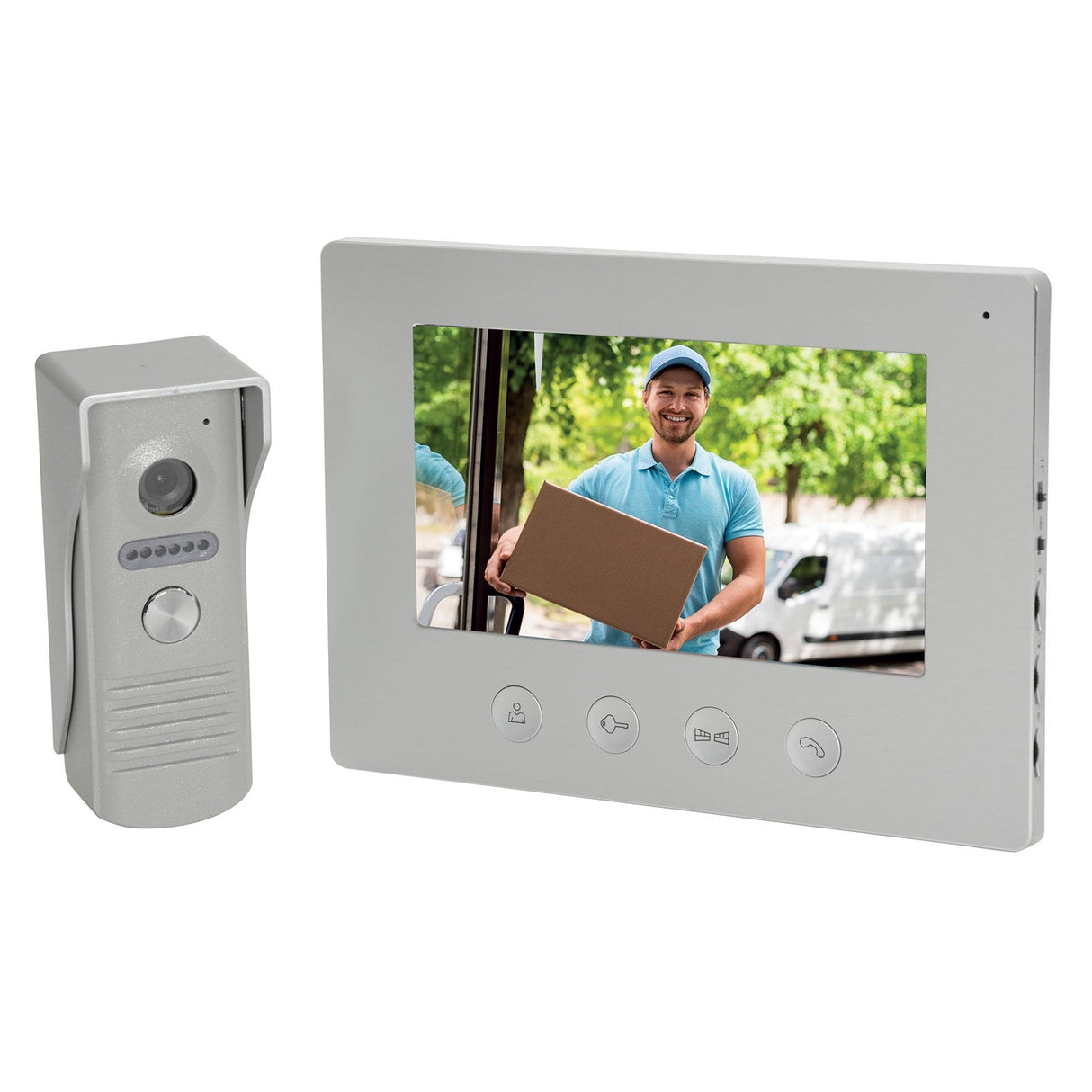 Mercury 7" Colour Video Door Phone - Night Vision & Gate Release