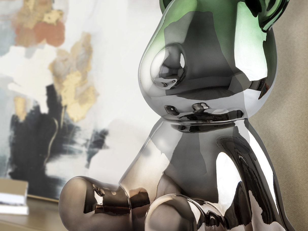 Osito Sculpture - Grey and Green