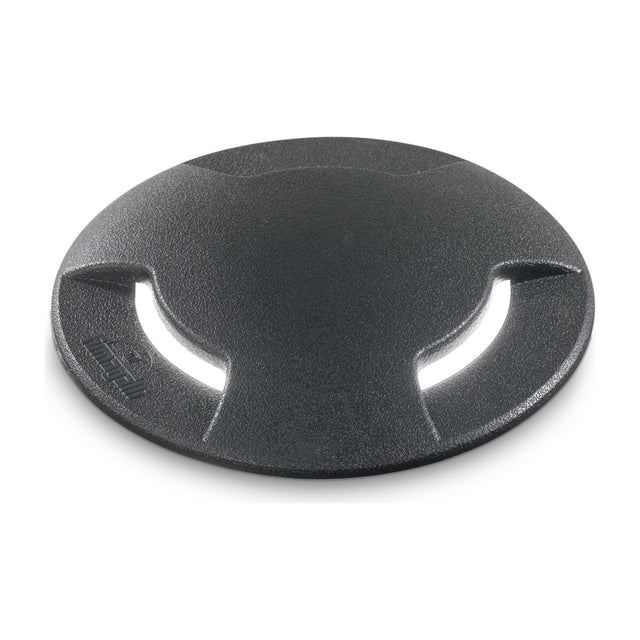Way Round In-Ground Light 90mm Triple - Anthracite