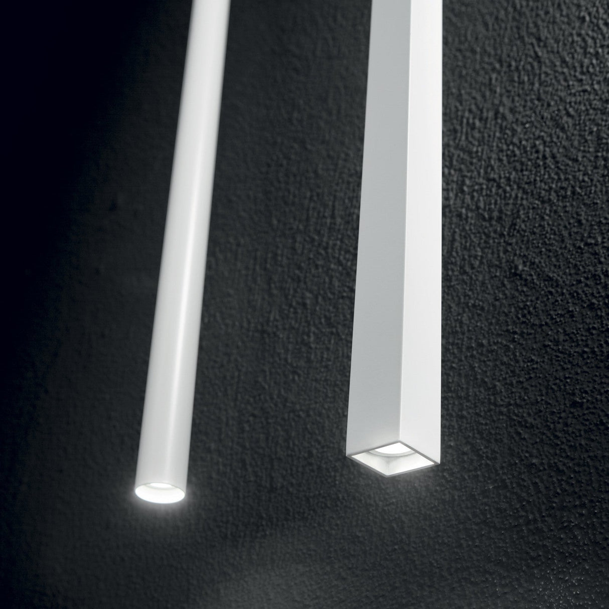 Look Square LED Pendant Light - Black in situ