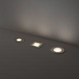 Park Round In-Ground Light - Stainless Steel in situ