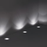 Park Square In-Ground Light - Stainless Steel in situ