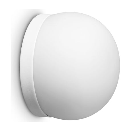 Cotton Wall Light 100mm - White Glass