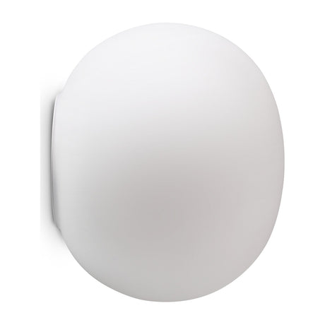 Cotton Wall Light 200mm - White Glass