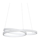 Oz Round Pendant Light 400mm 3000K - White