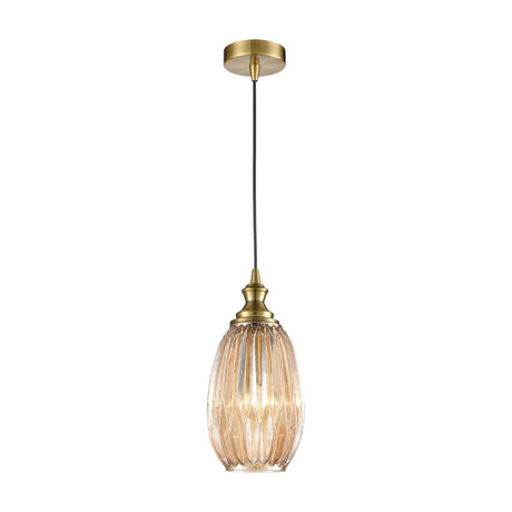 Refract lighting accessory in amber finish