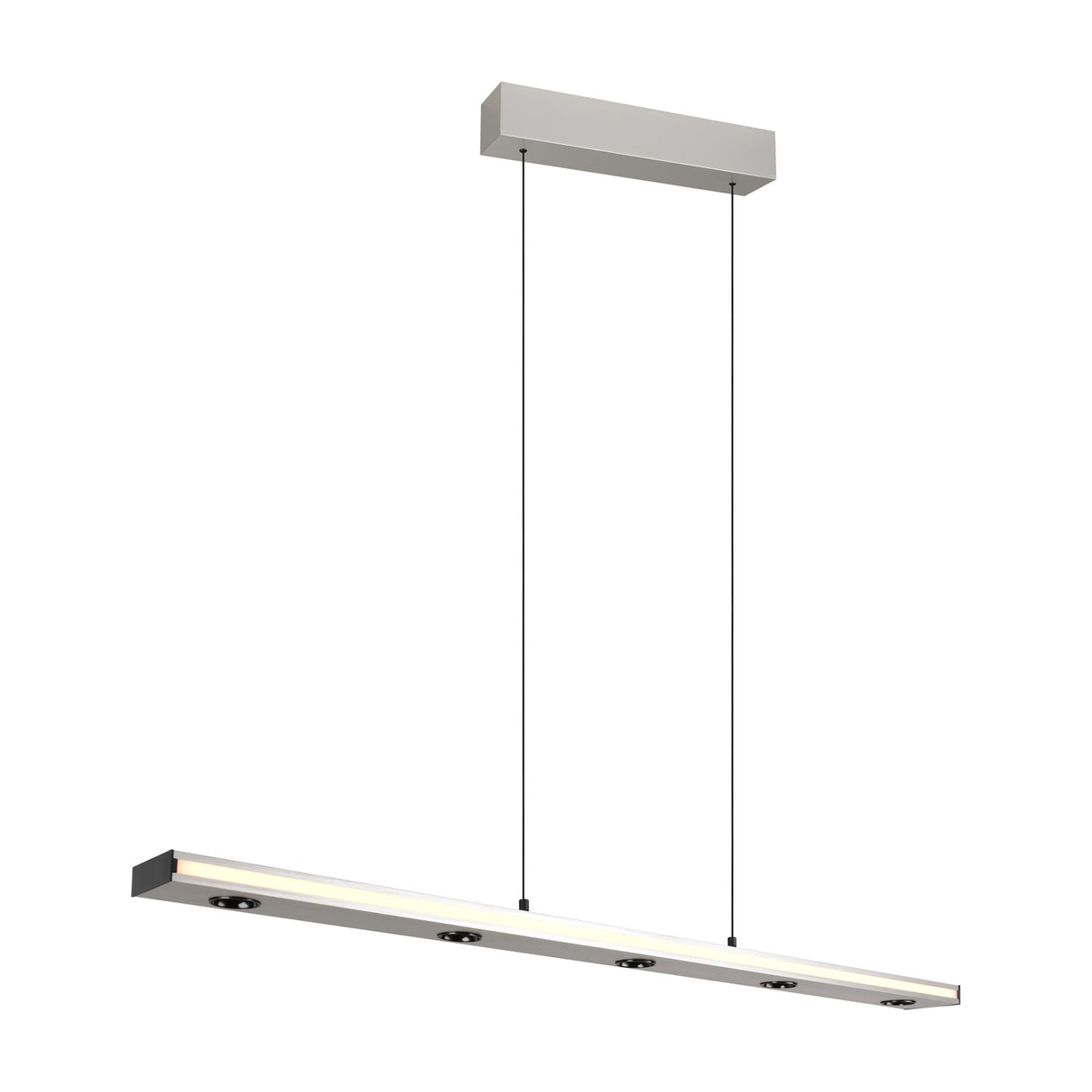 Graham LED Up Down Linear Pendant – Satin Nickel