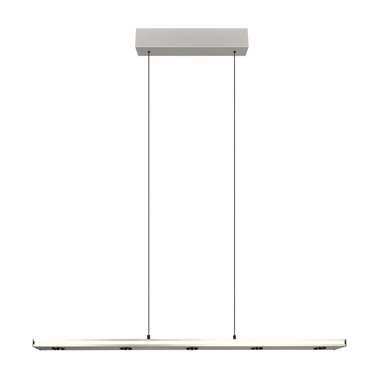 Graham LED Up Down Linear Pendant – Satin Nickel
