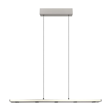 Graham LED Up Down Linear Pendant – Satin Nickel