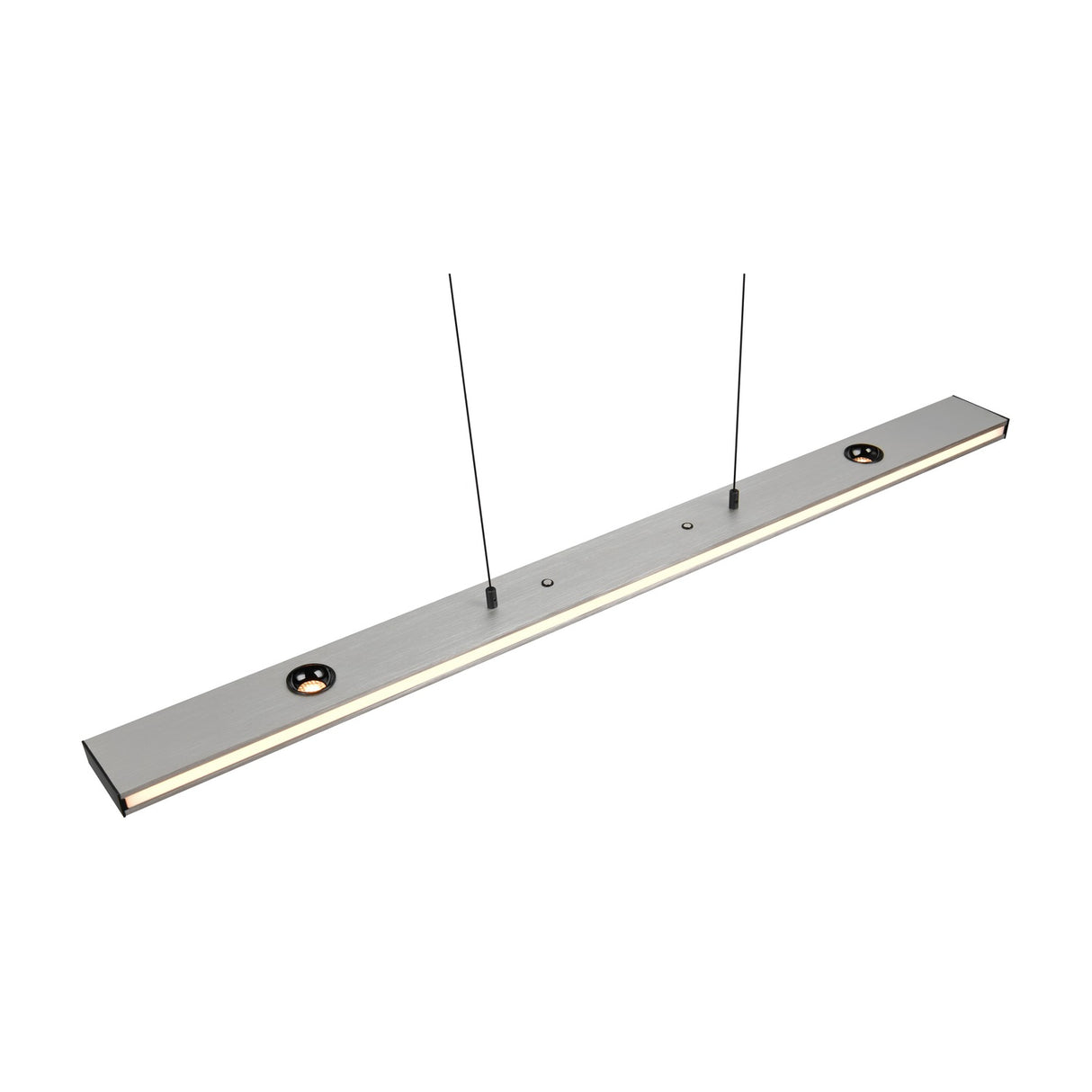 Graham LED Up Down Linear Pendant – Satin Nickel