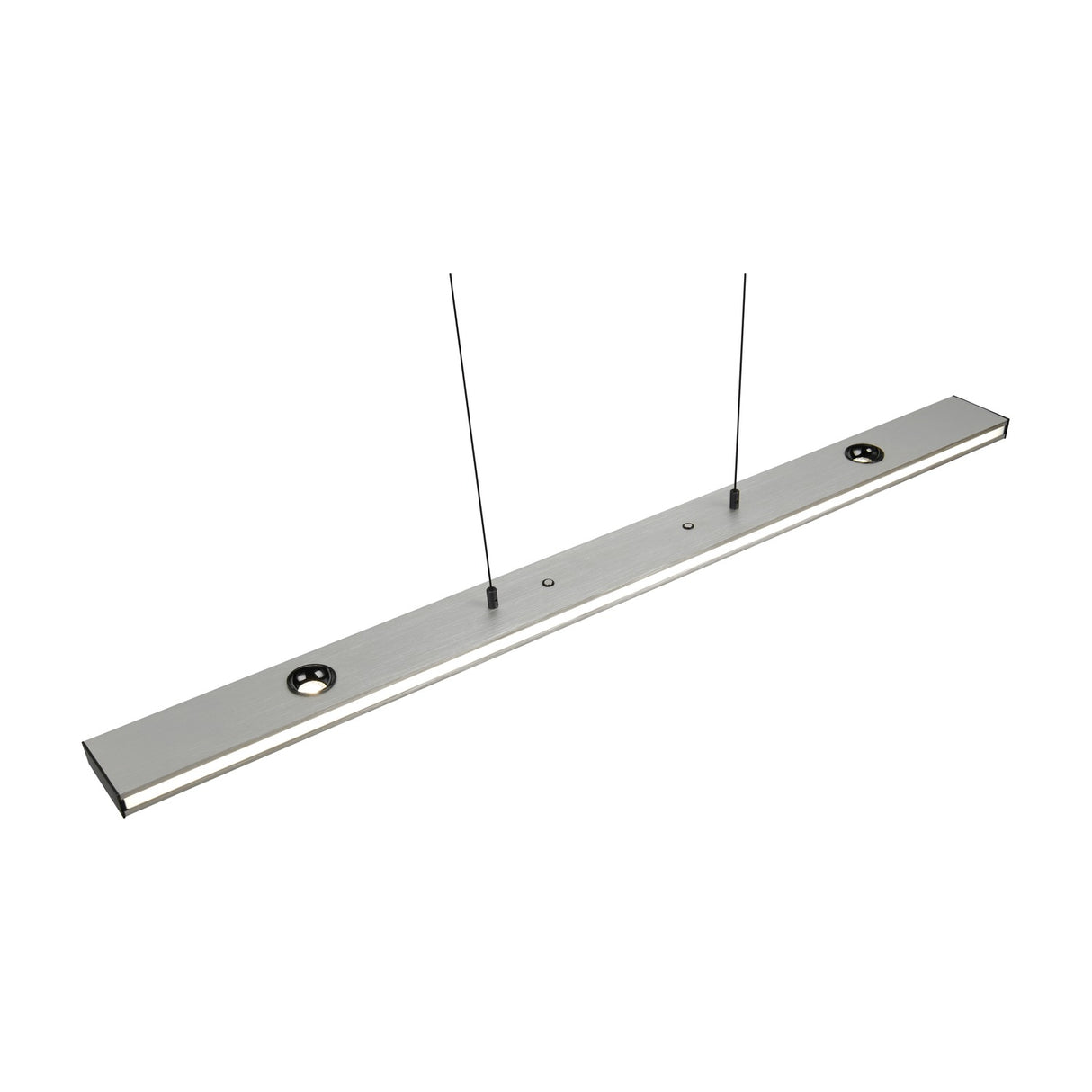 Graham LED Up Down Linear Pendant – Satin Nickel