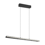 Graham LED Up Down Linear Pendant – Matt Black