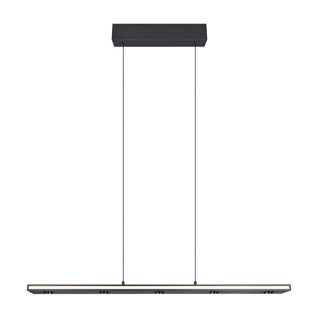 Graham LED Up Down Linear Pendant – Matt Black
