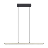 Graham LED Up Down Linear Pendant – Matt Black