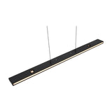 Graham LED Up Down Linear Pendant – Matt Black