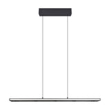 Graham LED Up Down Linear Pendant – Matt Black