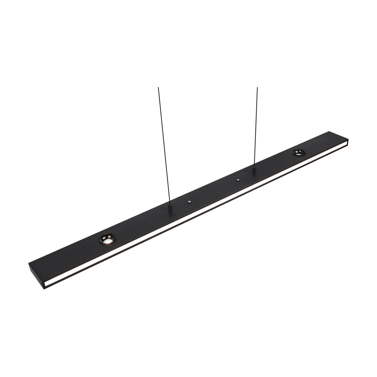 Graham LED Up Down Linear Pendant – Matt Black