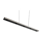 Graham LED Up Down Linear Pendant – Matt Black
