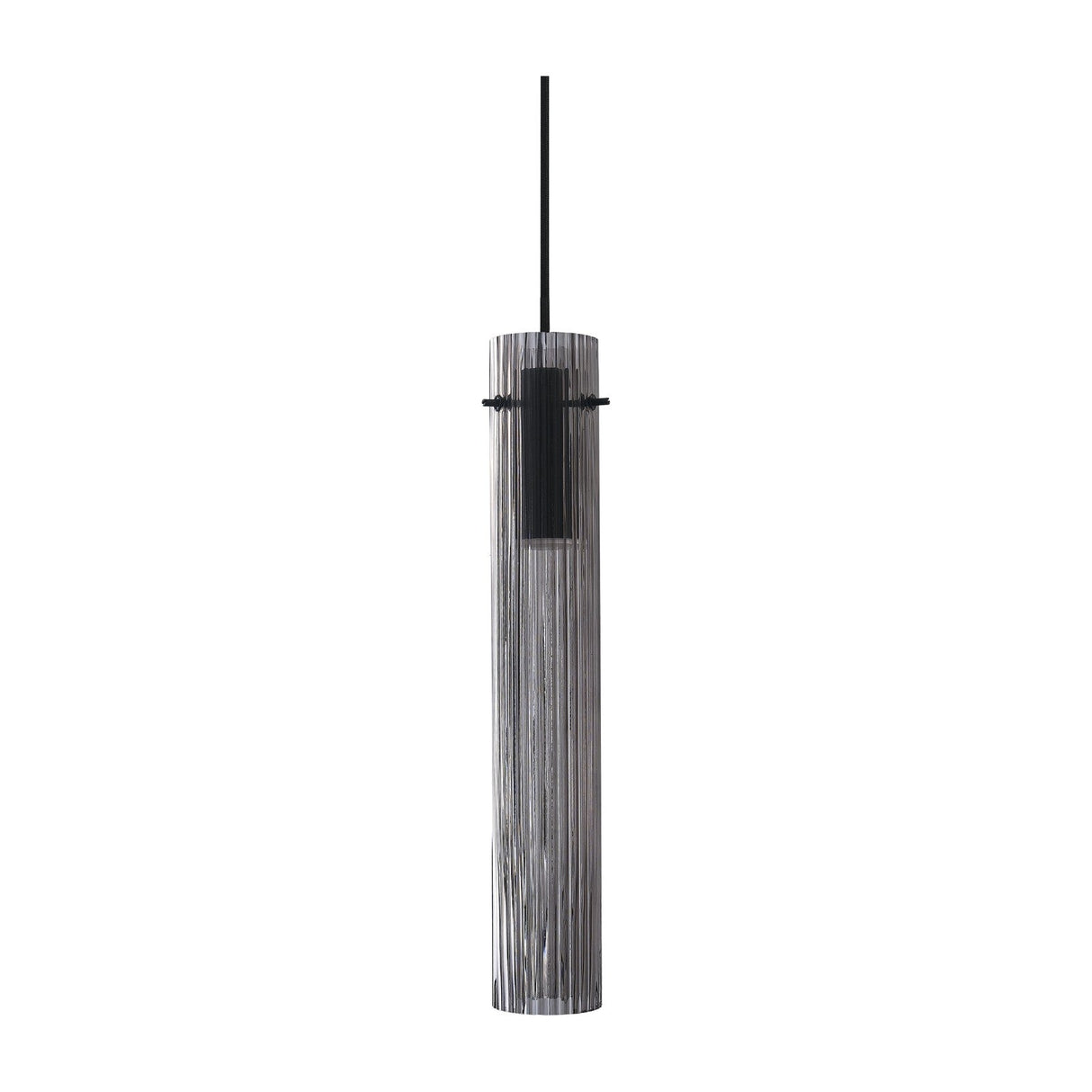 Flam Pendant Light - Smoked Glass