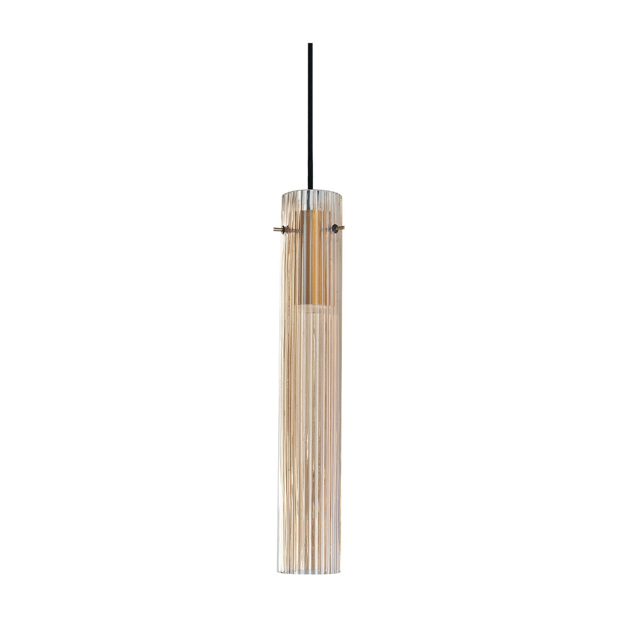 Flam Pendant Light - Amber Glass