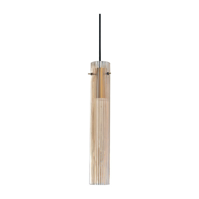 Flam Pendant Light - Amber Glass