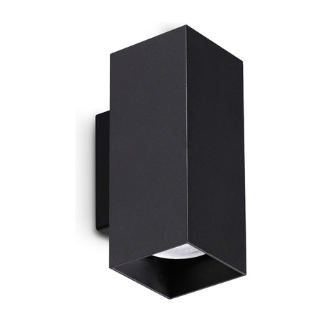 Look Square Wall Light 150mm - Black