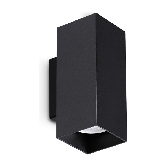 Look Square Wall Light 150mm - Black