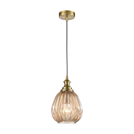 Refract lighting accessory in amber finish