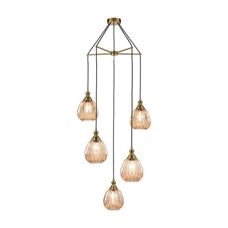 Refract lighting accessory in amber finish, alternative view