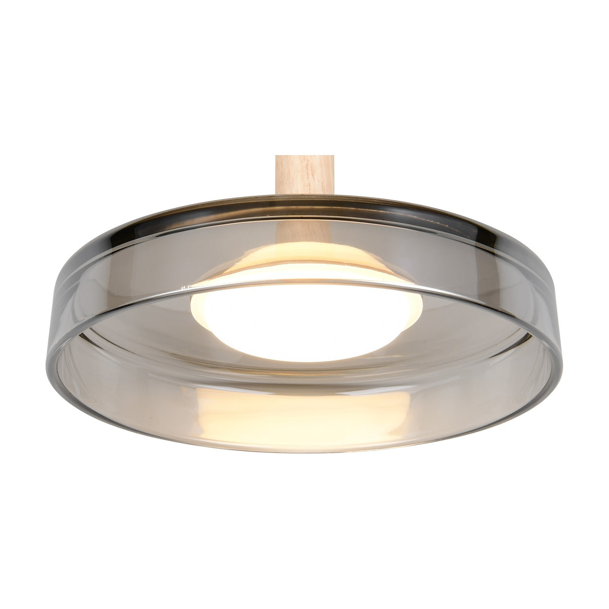 Celeste LED Glass Chandelier – Matt Black