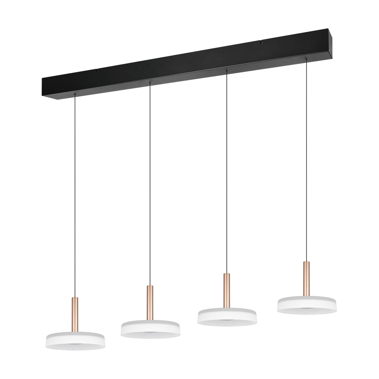 Celeste 4 Light LED Glass Chandelier – Coffee