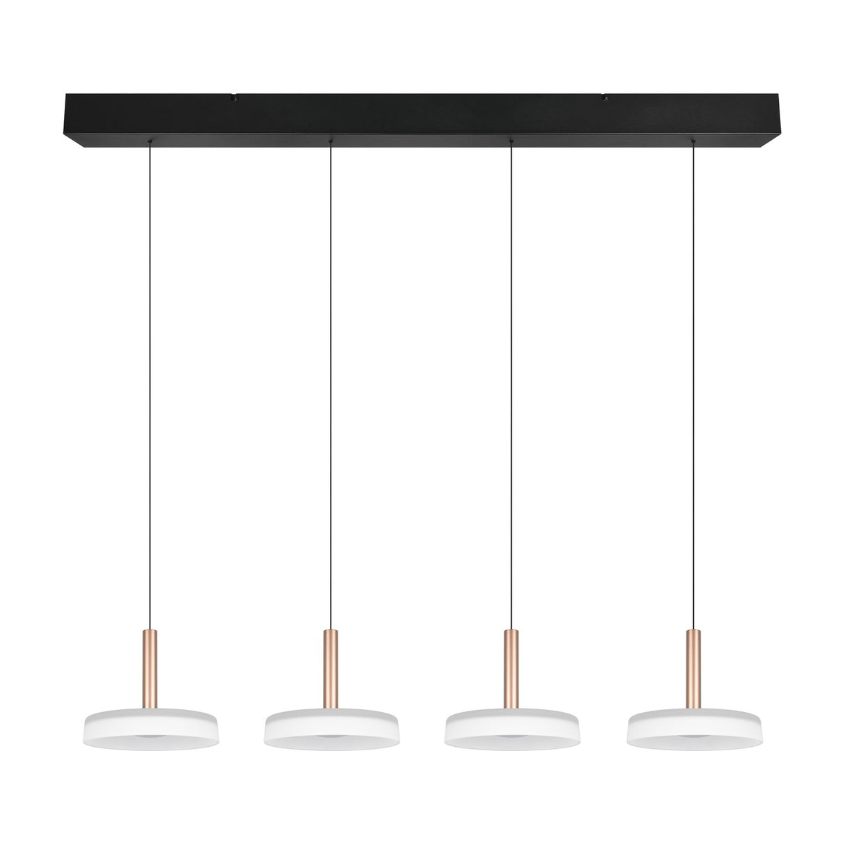 Celeste 4 Light LED Glass Chandelier – Coffee