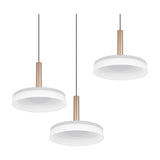 Celeste 3 Light LED Glass Chandelier – Coffee