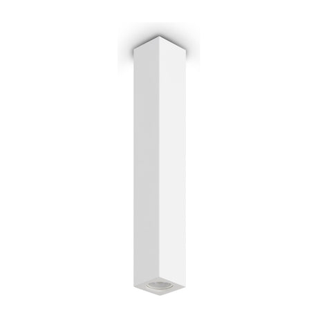 Look Square Ceiling Light 400mm - Plaster