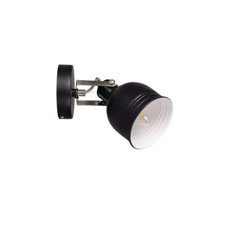 Derato Ø110 8W E14 Round Ceiling Light - Black