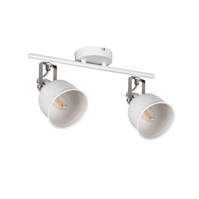 Derato 500x110 2x8W E14 Ceiling Light - White