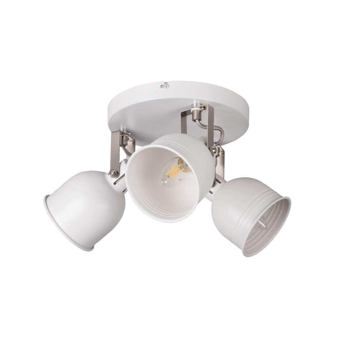 Derato 430x430 3x8W Round Ceiling Light E14 - White