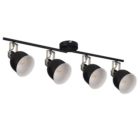 Derato 860x110 4 x E14 Ceiling Light - Black