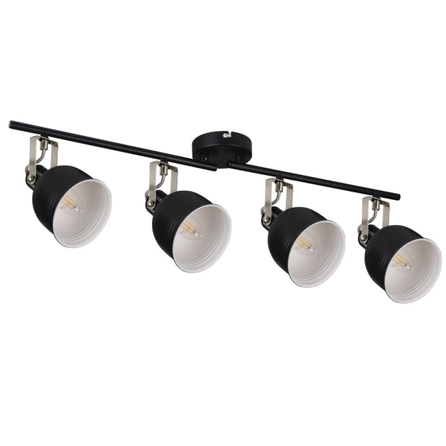 Derato 860x110 4 x E14 Ceiling Light - Black