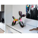 Balloon Multicolour Graffiti Dog Figurine - 41cm