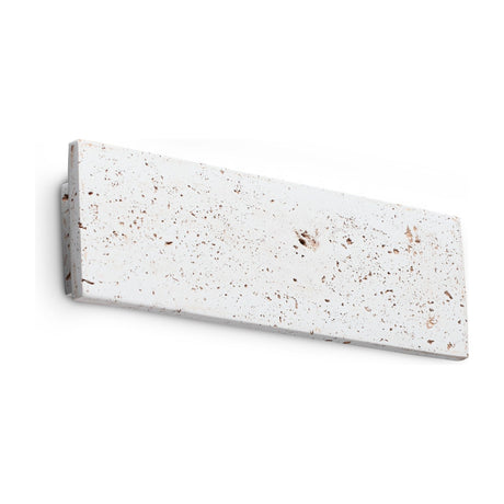 Zig Zag Square Wall Light 290mm - Travertine