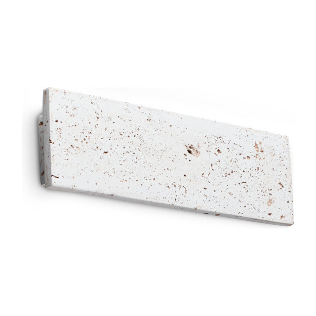 Zig Zag Square Wall Light 290mm - Travertine