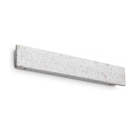 Zig Zag Square Wall Light 530mm - Travertine