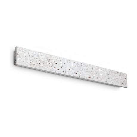 Zig Zag Square Wall Light 750mm - Travertine